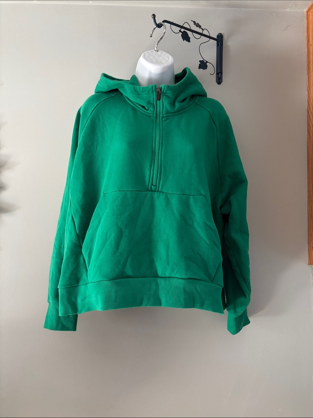 Athleta Fleece Half-Zip Hoodie Sweatshirt
